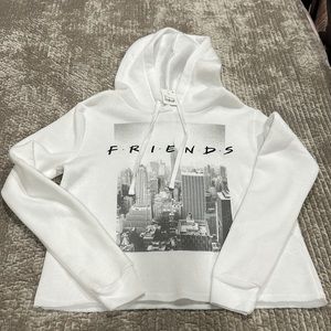 NWT- Friends logo pullover hoodie- S 1078